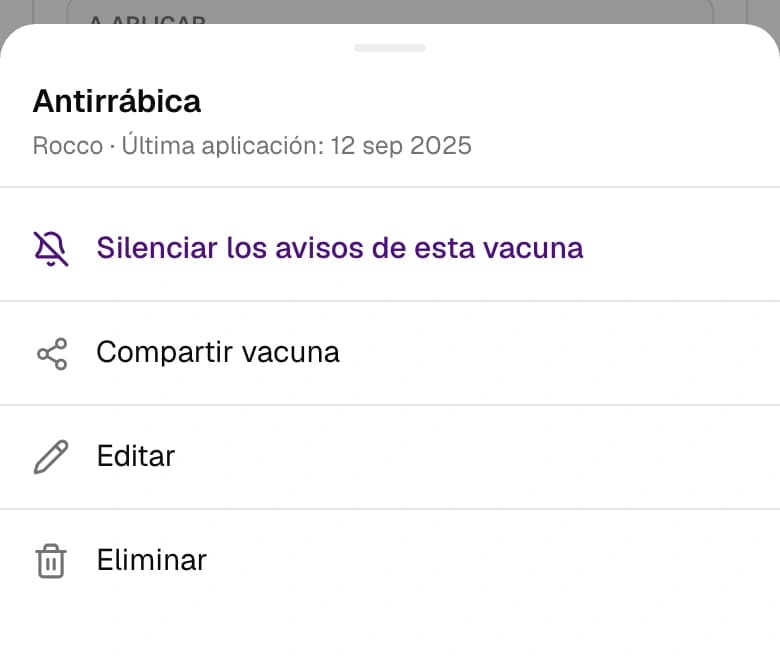 ¿Cómo silencio un aviso puntual?
