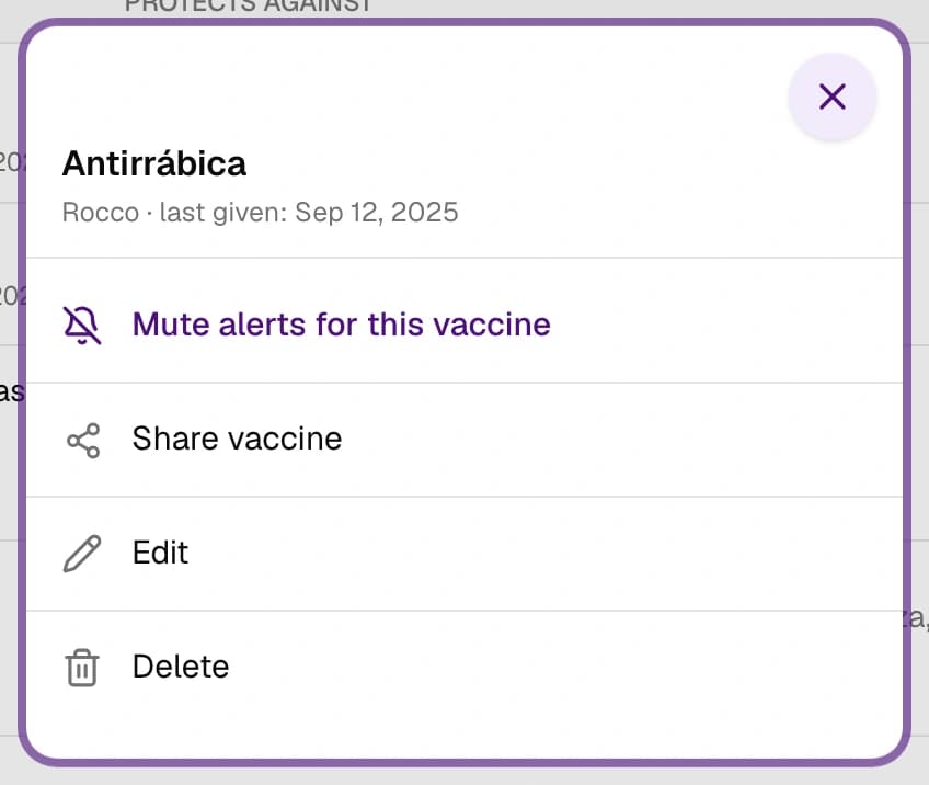 How do I mute one single alert?