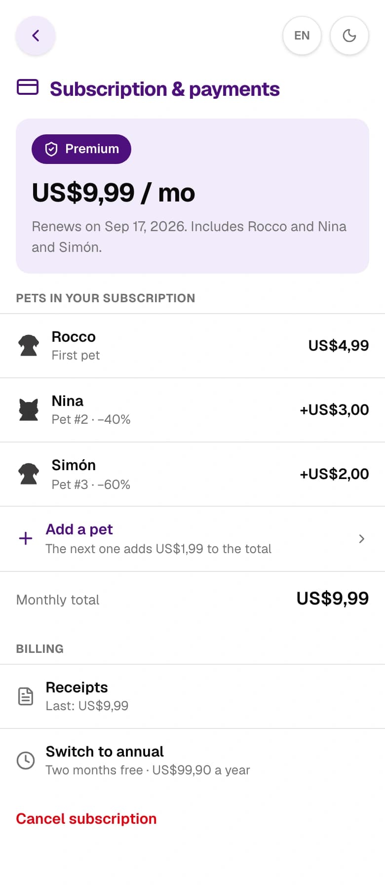 How do I cancel my subscription?