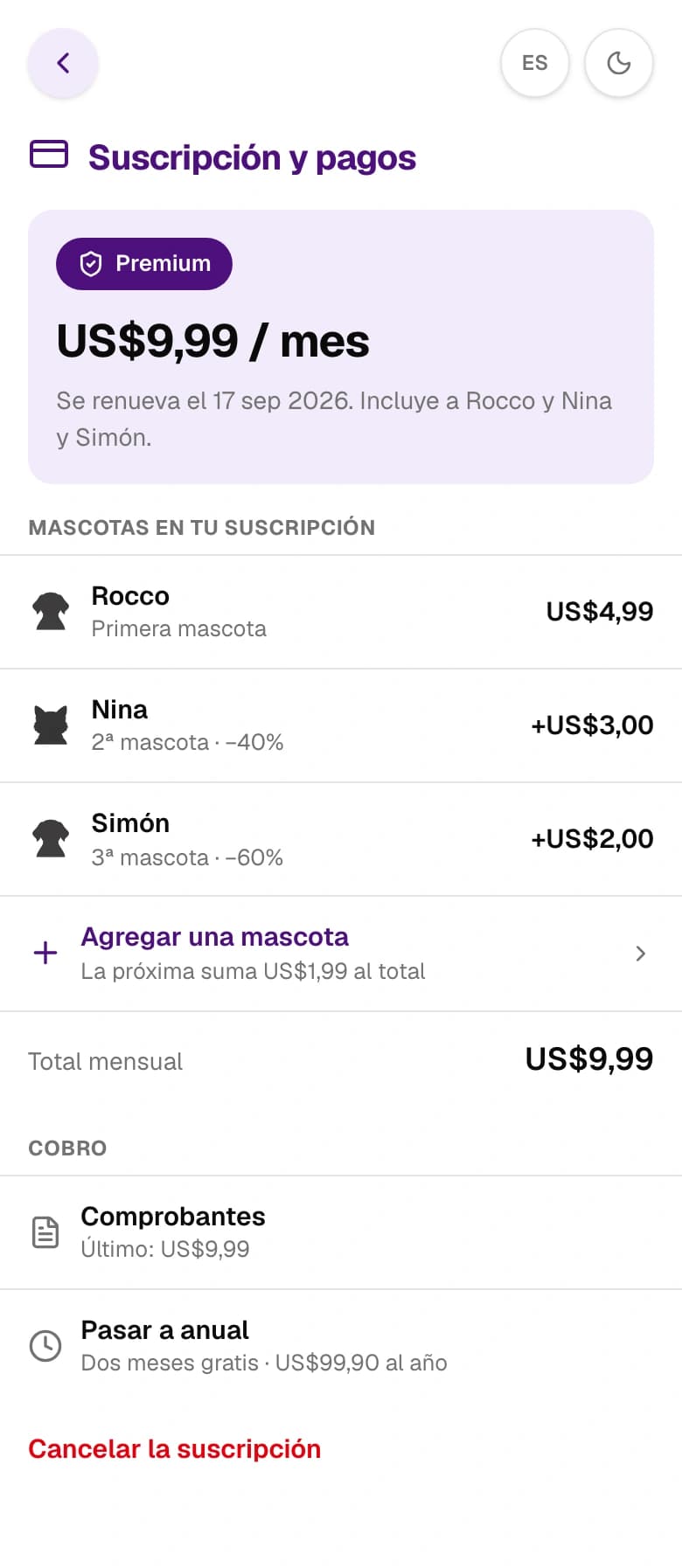 ¿Cómo cancelo la suscripción?