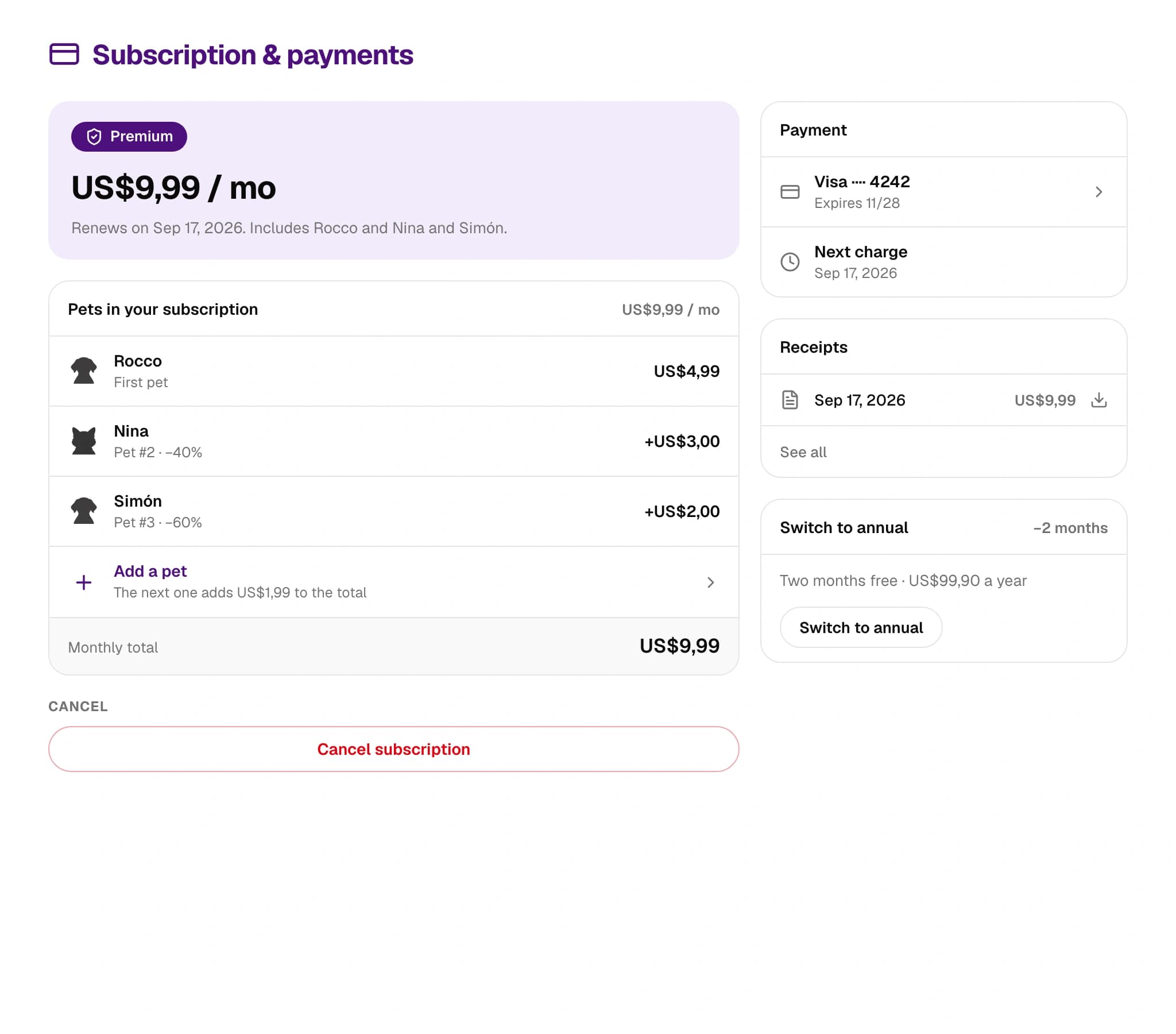 How do I cancel my subscription?